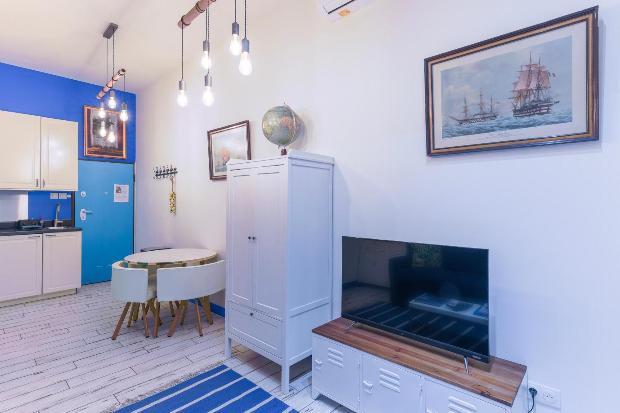 Studio Travel 24M2, 120M Vieux-Port ,Clim , Wifi ,Acces Autonome Avec Code Marseille Exteriér fotografie